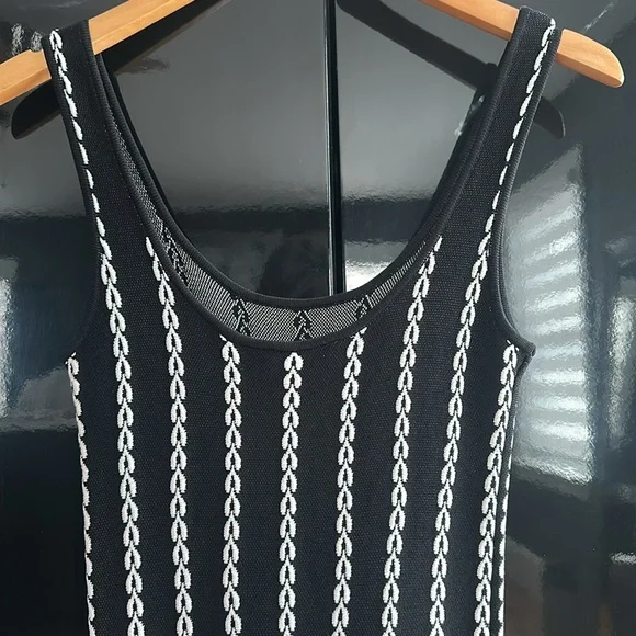 Bebe- size XS, fit tank top style top w/ flare mini bottom - Picture 3 of 9